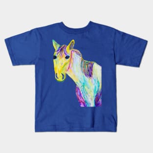 Horse of different color. Kids T-Shirt